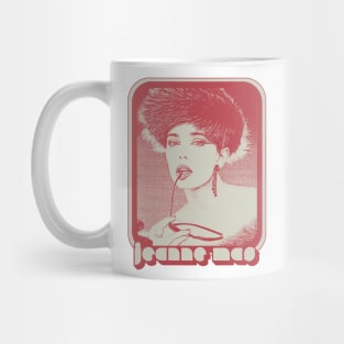 Jeanne Mas /// Retro Aesthetic Fan Design Mug